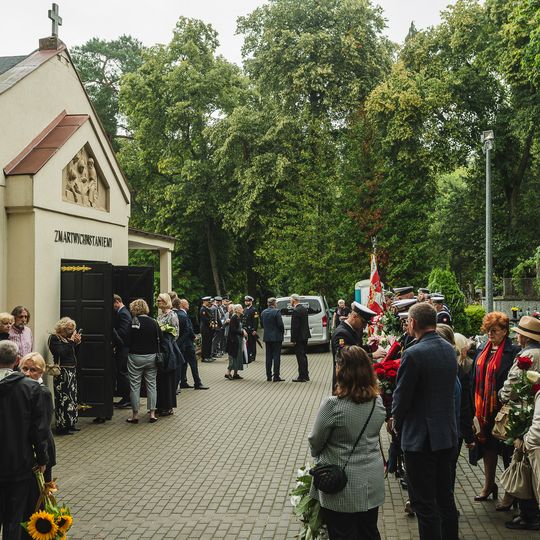 Pogrzeb Elżbiety Tatarkiewicz-Skrzyńskiej w Sopocie