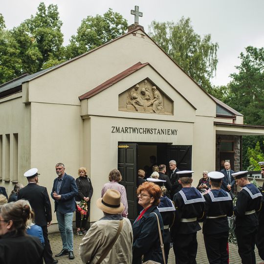pogrzeb Elżbiety Tatarkiewicz Skrzyńskiej w Sopocie