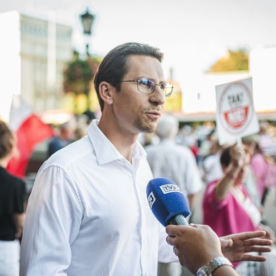protest przeciwników edukacji zdrowotnej w Gdańsku