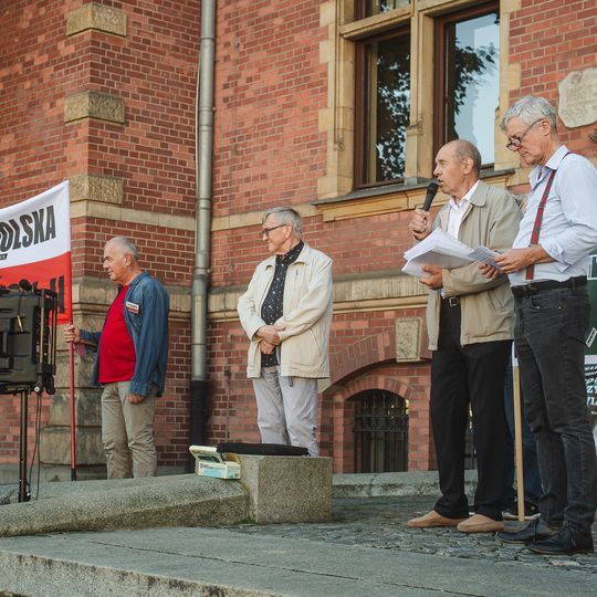 protest przeciwników edukacji zdrowotnej w Gdańsku