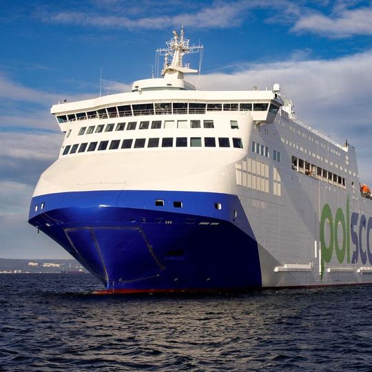 prom Jantar Unity na próbach morskich