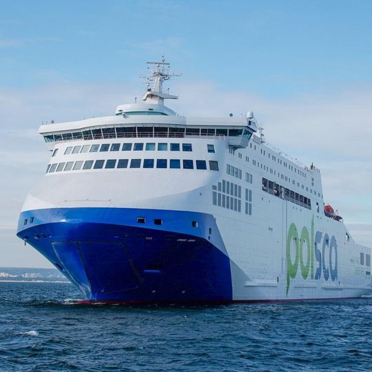 prom Jantar Unity na próbach morskich