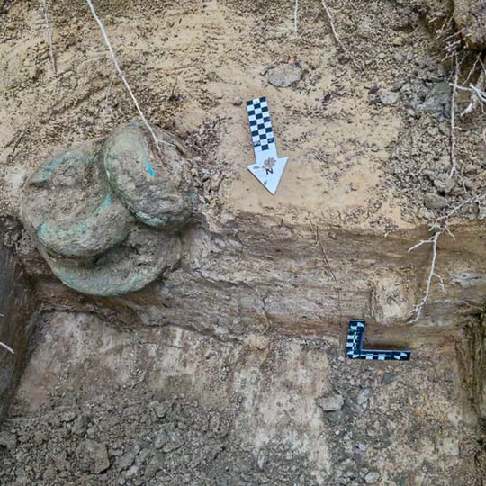 skarb z epoki żelaza odnaleziony w Nadleśnictwie Gdańsk