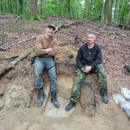 skarb z epoki żelaza odnaleziony w Nadleśnictwie Gdańsk