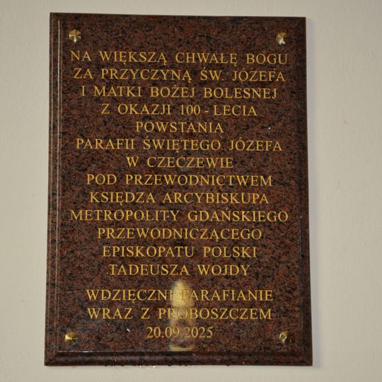 100-lecie parafii św. Józefa w Czeczewie, msza święta