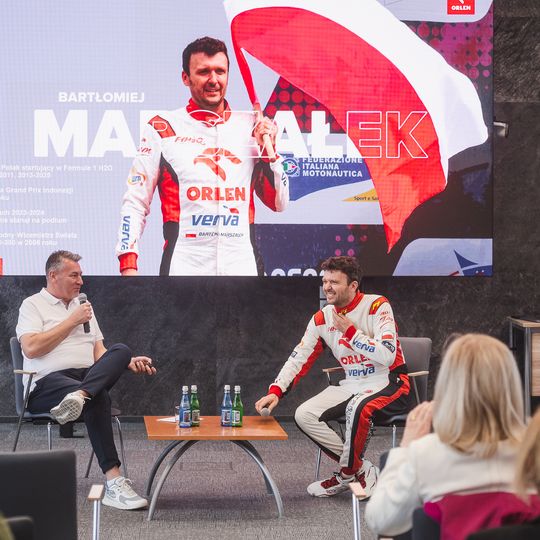 Bartłomiej Marszałek na spotkaniu z dziennikarzami w Gdańsku