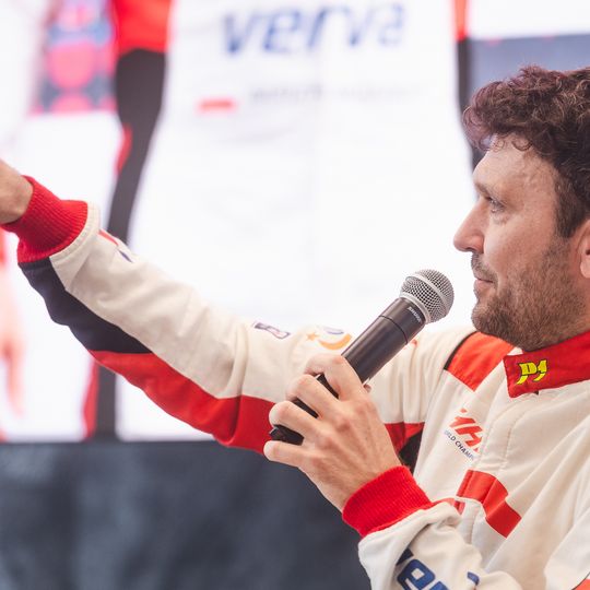 Bartłomiej Marszałek na spotkaniu z dziennikarzami w Gdańsku