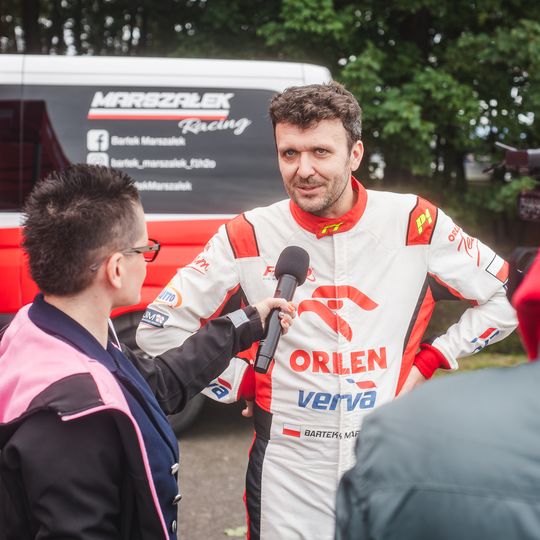 Bartłomiej Marszałek na spotkaniu z dziennikarzami w Gdańsku