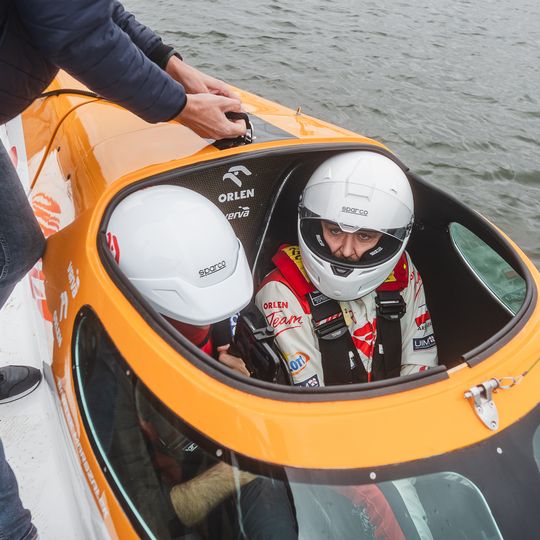 Bartłomiej Marszałek na spotkaniu z dziennikarzami w Gdańsku