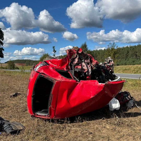 Śmiertelny wypadek pod Czarną Dąbrówką!