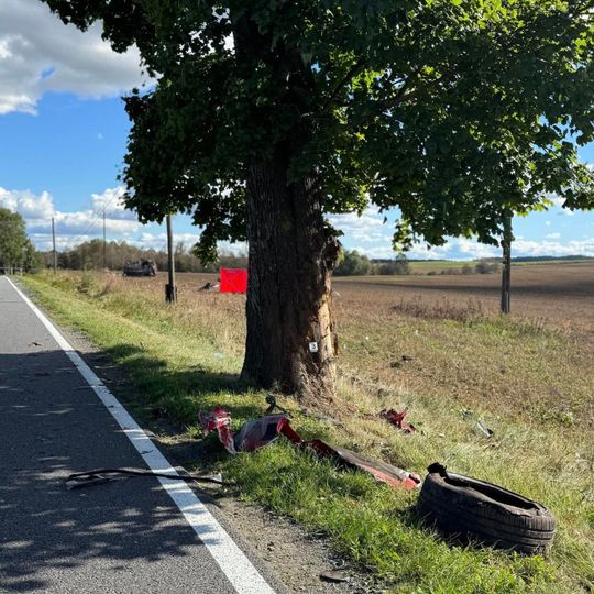śmiertelny wypadek pod Czarną Dąbrówką