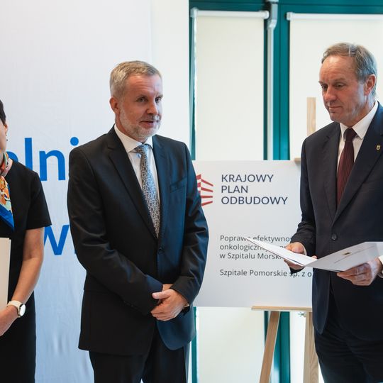 remont Gdyńskiego Centrum Onkologii i podpisanie umowy na kolejne inwestycje