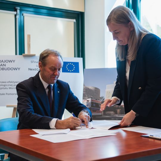 remont Gdyńskiego Centrum Onkologii i podpisanie umowy na kolejne inwestycje