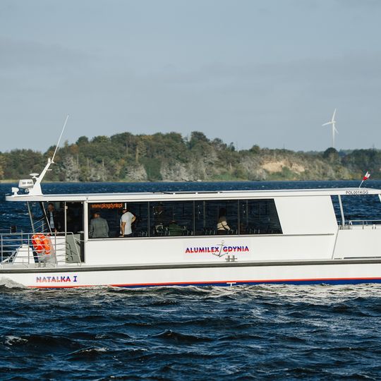 Tramwaj wodny na Zatoce Puckiej