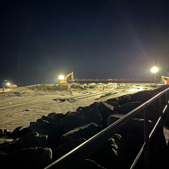 refulacja plaży na Westerplatte