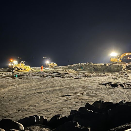 refulacja plaży na Westerplatte