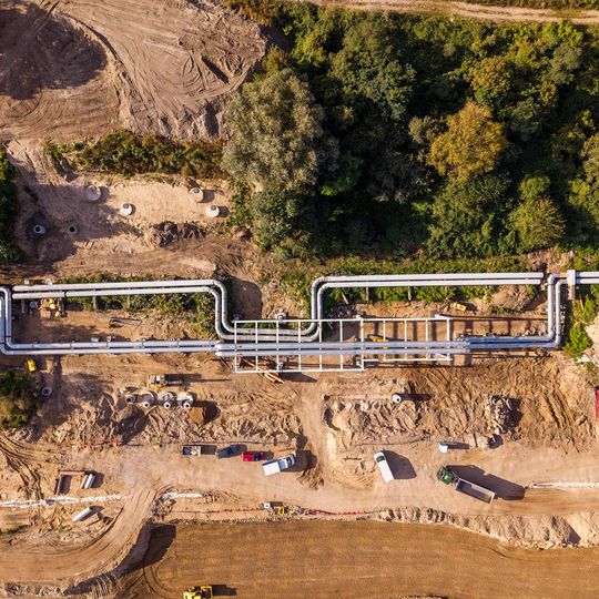 przebudowa sieci ciepłowniczej na terenie terminalu intermodalnego w Porcie Gdynia