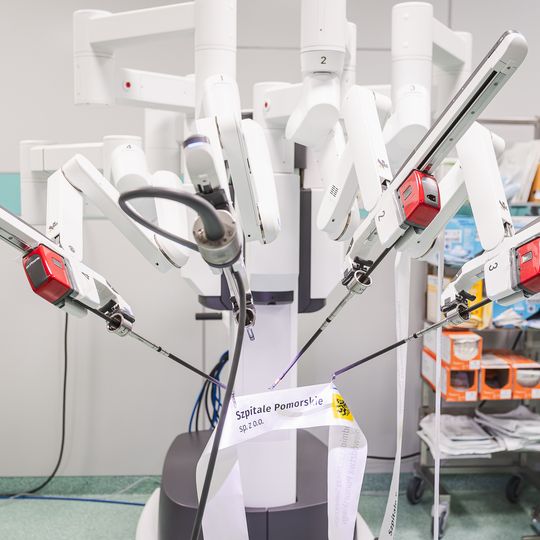 robot da Vinci w szpitalu w Wejherowie