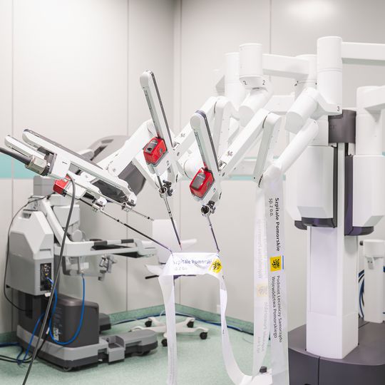 robot da Vinci w szpitalu w Wejherowie