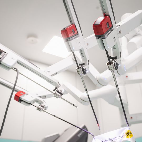 robot da Vinci w szpitalu w Wejherowie