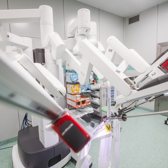 robot da Vinci w szpitalu w Wejherowie