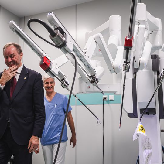 robot da Vinci w szpitalu w Wejherowie