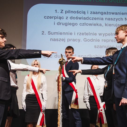 pasowanie na Adeptów Rzemiosła w Wejherowie