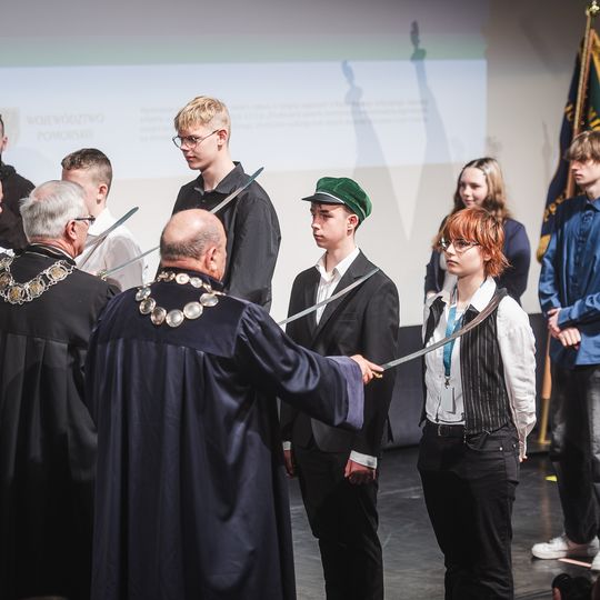 pasowanie na Adeptów Rzemiosła w Wejherowie