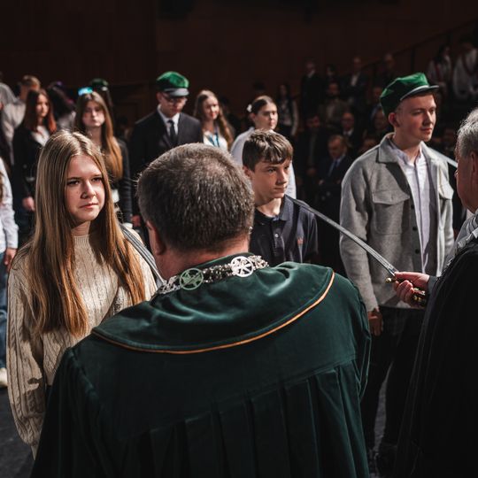 pasowanie na Adeptów Rzemiosła w Wejherowie