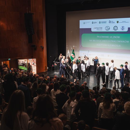 pasowanie na Adeptów Rzemiosła w Wejherowie