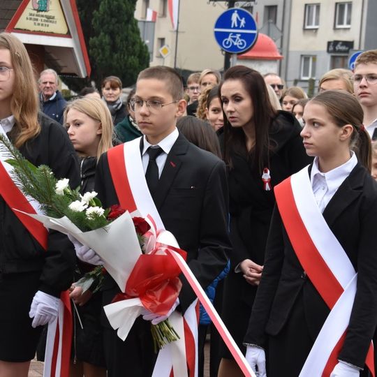 Odsłonięcie tablicy Jana Rudowskiego w Sierakowicach