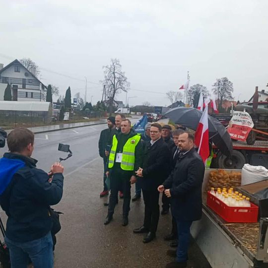 Kaszubscy rolnicy protestowali w Egiertowie