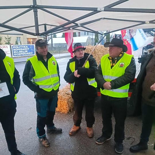 Kaszubscy rolnicy protestowali w Egiertowie