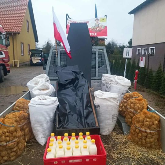 Kaszubscy rolnicy protestowali w Egiertowie