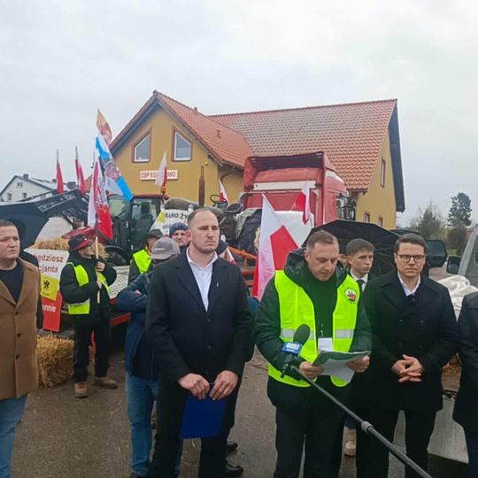 Kaszubscy rolnicy protestowali w Egiertowie