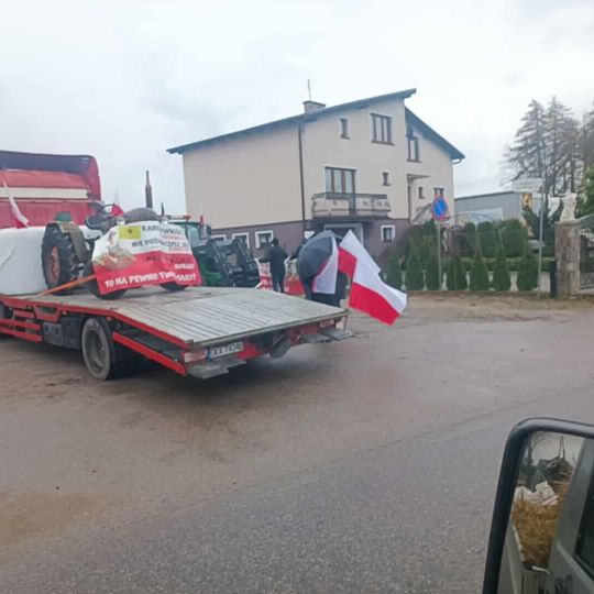 Kaszubscy rolnicy protestowali w Egiertowie