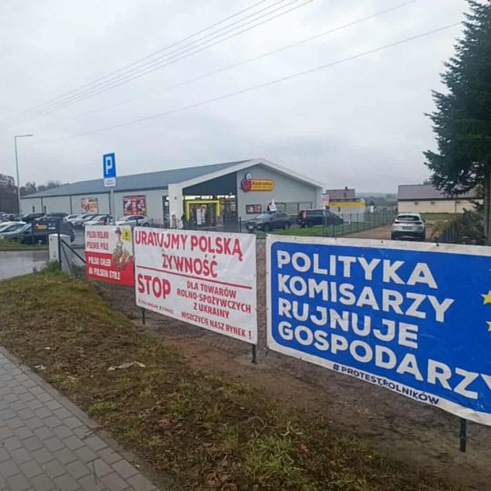 Kaszubscy rolnicy protestowali w Egiertowie