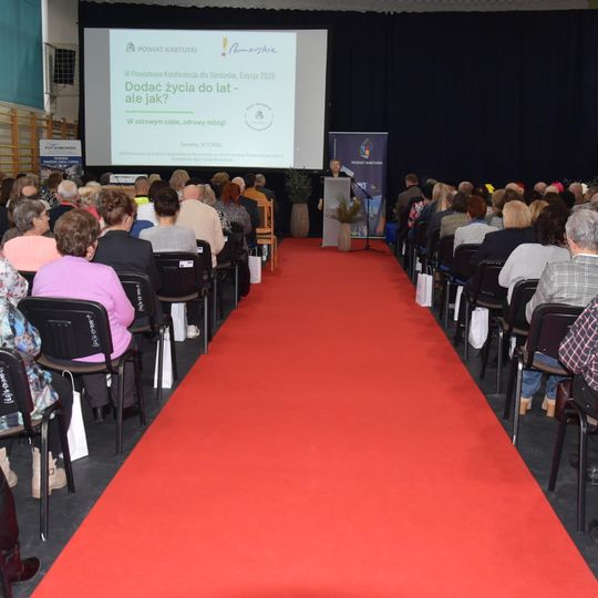 Konferencja seniorów powiatu kartuskiego
