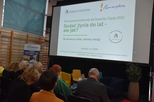 Konferencja seniorów powiatu kartuskiego