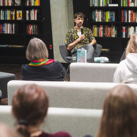 spotkanie z Grzegorzem Piątkiem w Europejskim Centrum Solidarności
