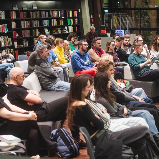 spotkanie z Grzegorzem Piątkiem w Europejskim Centrum Solidarności