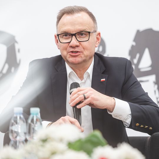 Były prezydent RP Andrzej Duda w Gdańsku. Promował autobiografię