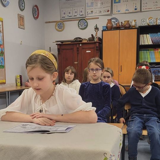 gminne eliminacje konkursu „Bëlné Czëtanié” w Leźnie