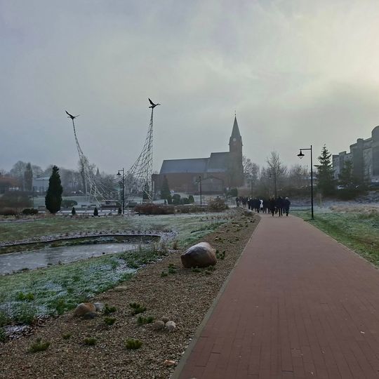 park Ośmiu Błogosławieństw w Sierakowicach po modernizacji