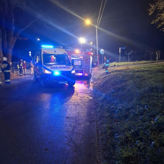 Pożar przy ul. Drzewiarza w Gościcinie! Zobacz zdjęcia z miejsca zdarzenia