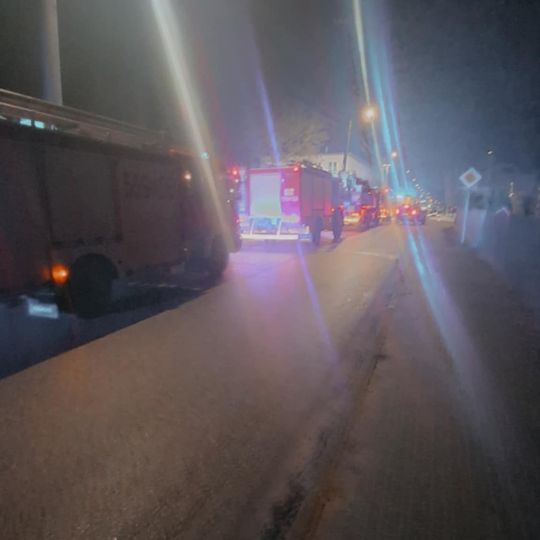 pożar w Gościcinie