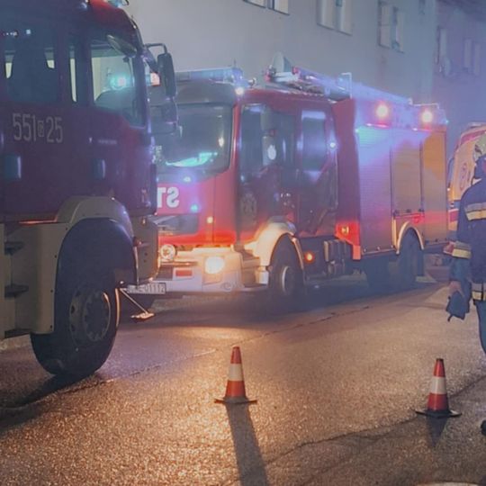 pożar w Gościcinie