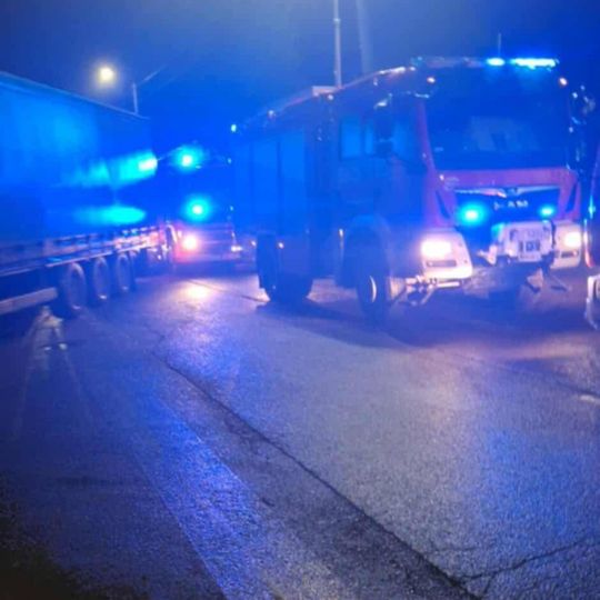 pożar w Gościcinie