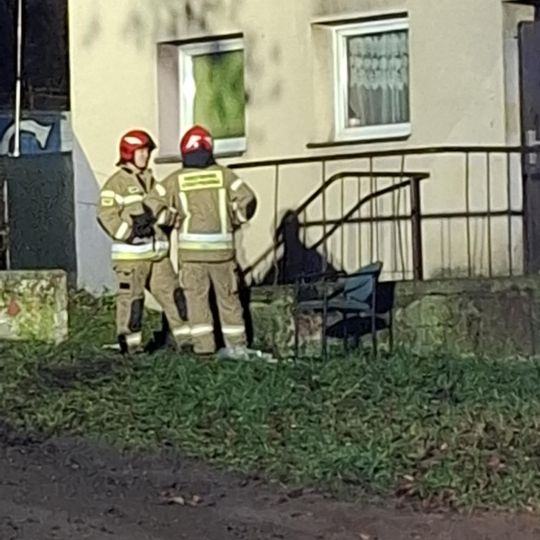 pożar w Gościcinie