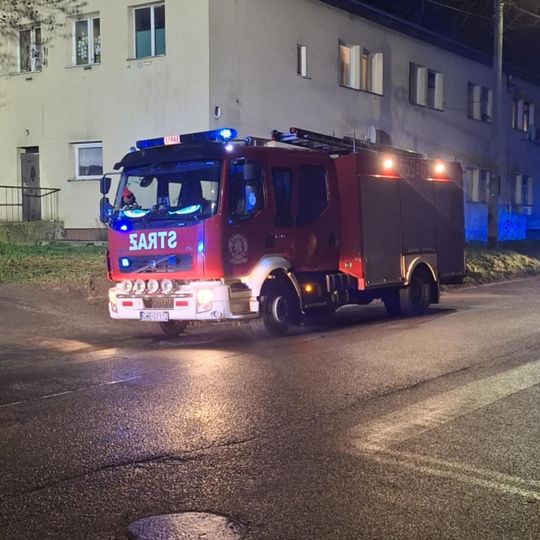 pożar w Gościcinie